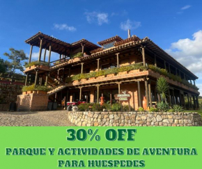 Hotel, Bungalows, Chalet y Cabañas Aventura Park Villa De Leyva La Periquera